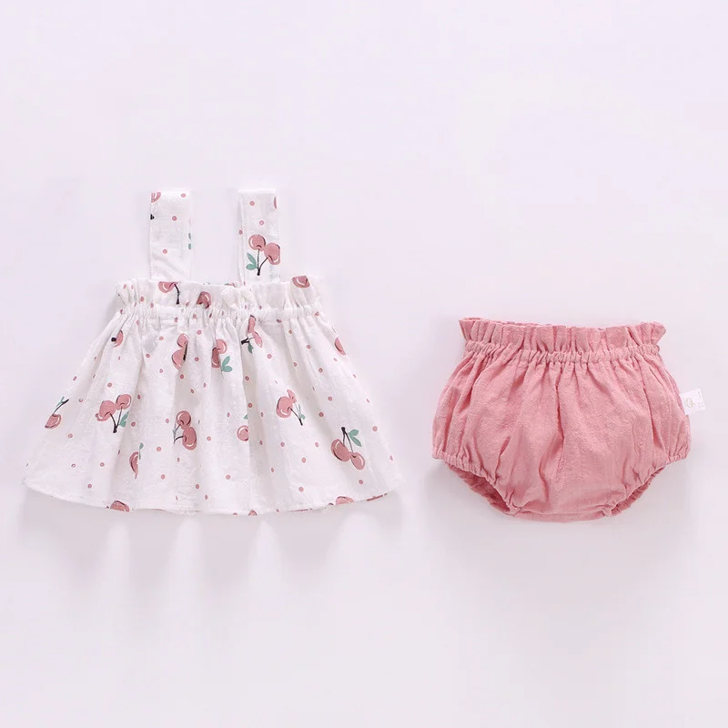 Ensemble mini-robe d'été pour nouveau-né fille – Image 2