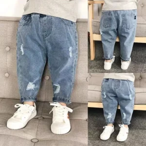Jeans déchirés pour tout-petits garçons et filles