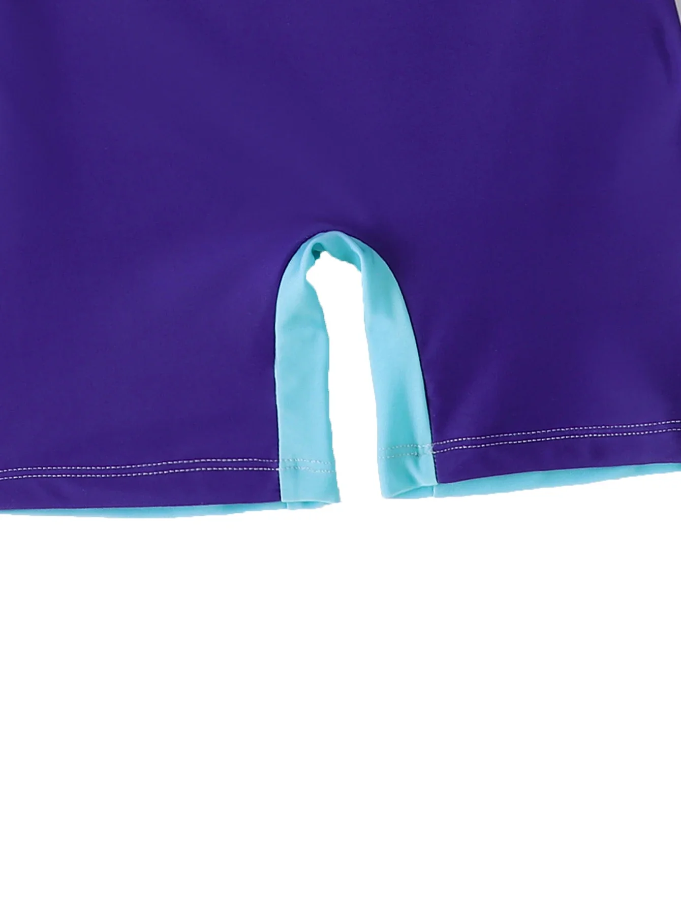 Maillot de bain une pièce à motif requin de dessin animé – Image 3