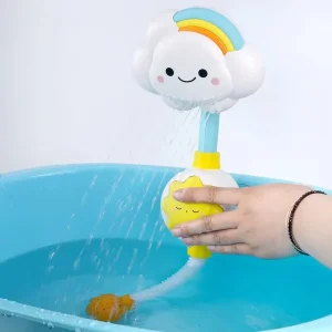 Arroseur de salle de bain Nuages Modèle Robinet Douche Jet d'eau Jouet pour enfants