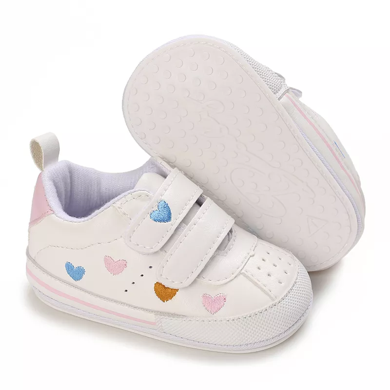 Chaussures bébé décontractées pour petites filles : jolies chaussures à semelles souples pour les premiers pas (0-18 mois) – Image 7
