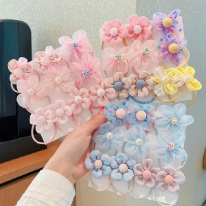Adorable ensemble d'élastiques à cheveux pour bébés