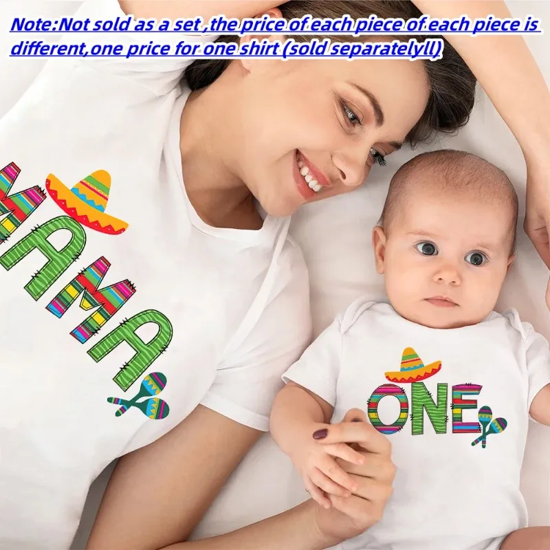 Tenues familiales assorties à imprimer MAMA/ONE pour anniversaire – Image 6