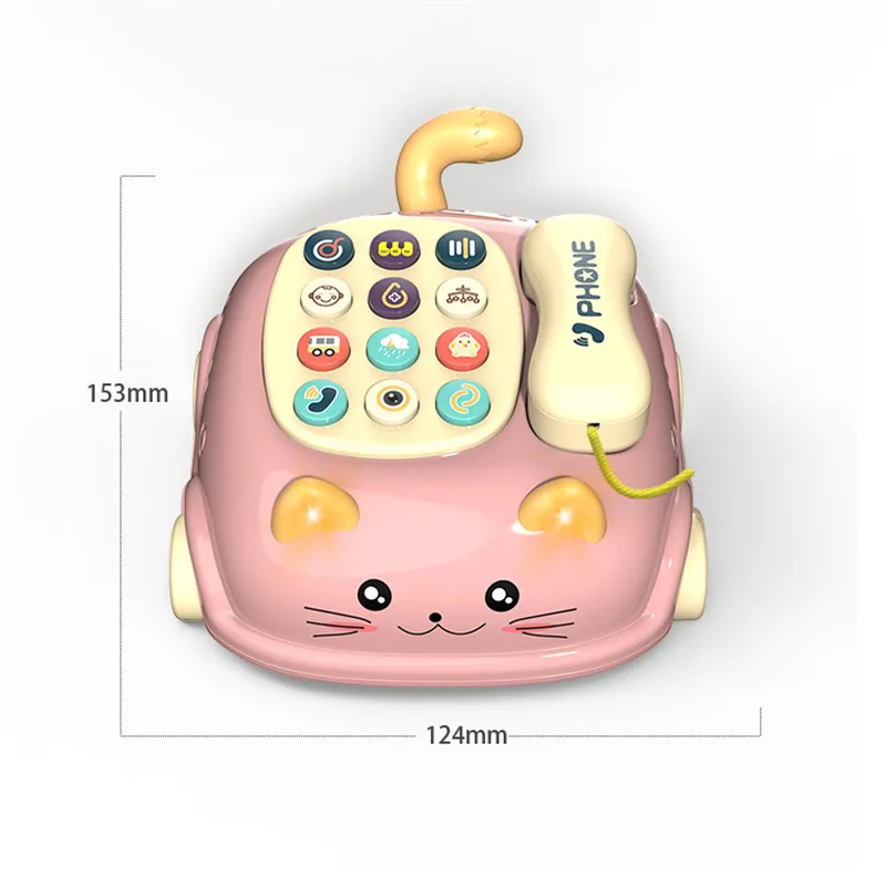 Jouet piano-téléphone avec musique - une méthode d'apprentissage intelligente pour les bébés et les jeunes enfants – Image 6