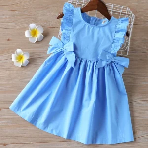 Robe de princesse à gros nœud pour bébé fille