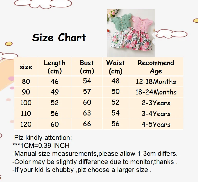 Robe de princesse pour petite fille : mode florale (1 à 5 ans) – Image 6