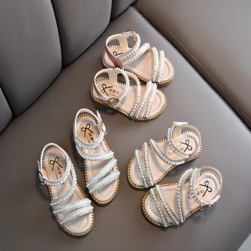 Sandales princesse à strass : chaussures d'été tendance pour les petits – Image 6