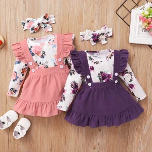 Tenue bébé fille à imprimé floral (nouveau-né à 18 mois)