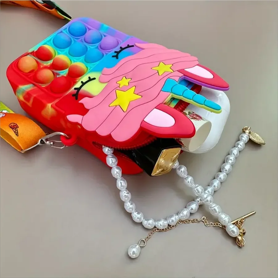 Porte-monnaie en silicone pour filles : joli sac en forme d'animal – Image 6