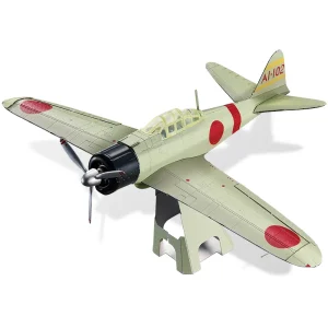 Puzzle 3D en métal | Mitsubishi A6M Zero | Jouets éducatifs