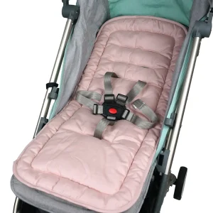 Coussin de poussette en coton : coussin de siège doux quatre saisons pour enfants