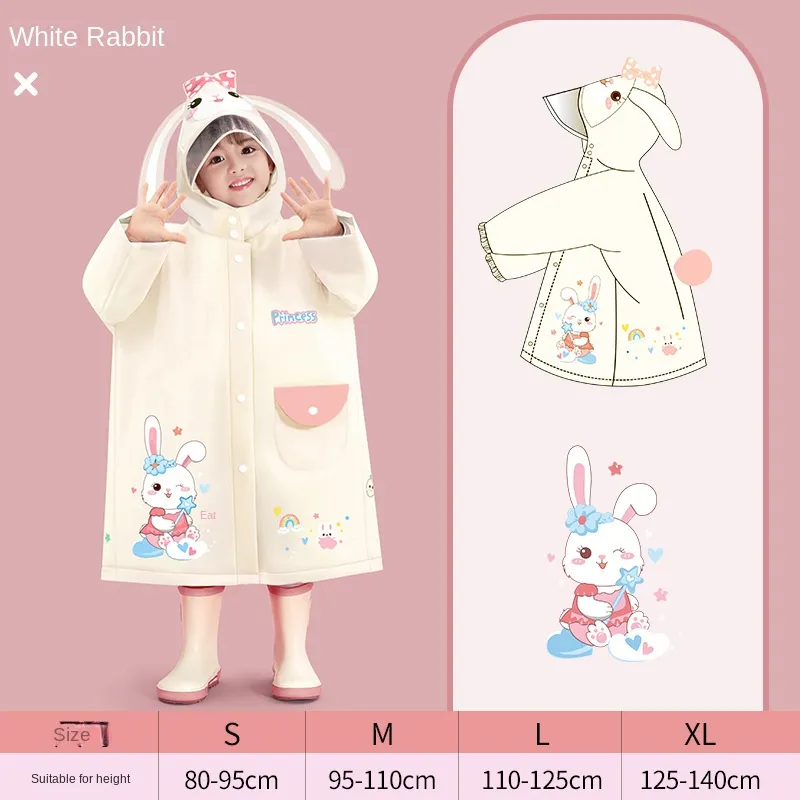 Imperméable de dessin animé avec sac de rangement – Image 5