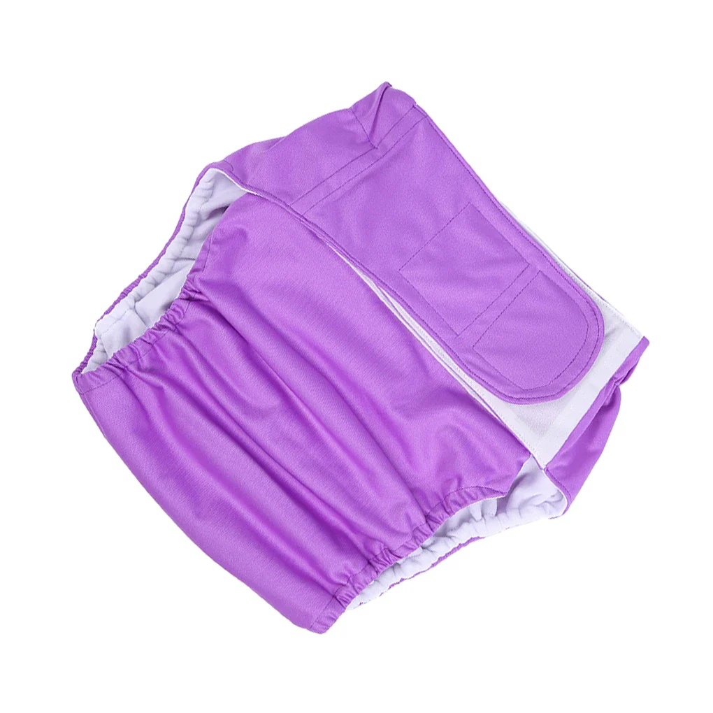 Couches lavables pour adultes pour personnes âgées et handicapées, couche réutilisable imperméable pour incontinence avec fermeture par scratch ajustable (plusieurs couleurs) – Image 7