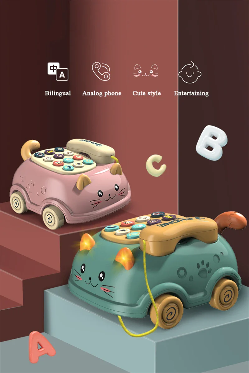 Jouet piano-téléphone avec musique - une méthode d'apprentissage intelligente pour les bébés et les jeunes enfants – Image 9