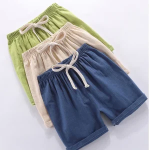 Short d'été couleur bonbon pour enfants (2 à 10 ans)