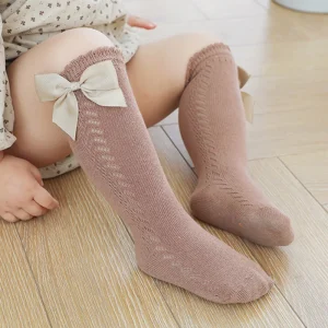 Chaussettes d'été mignonnes en maille pour bébé