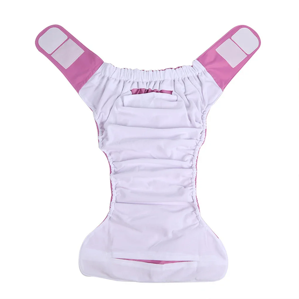 Couches lavables pour adultes pour personnes âgées et handicapées, couche réutilisable imperméable pour incontinence avec fermeture par scratch ajustable (plusieurs couleurs) – Image 3