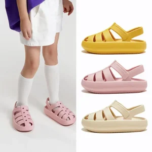 Sandales romaines à coussin épais pour enfants actifs