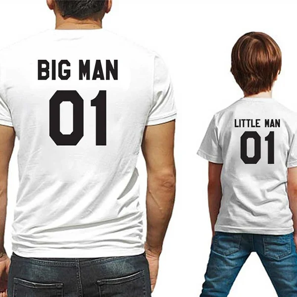 T-shirts père-fils Boss Man et Mini Boss – Image 8
