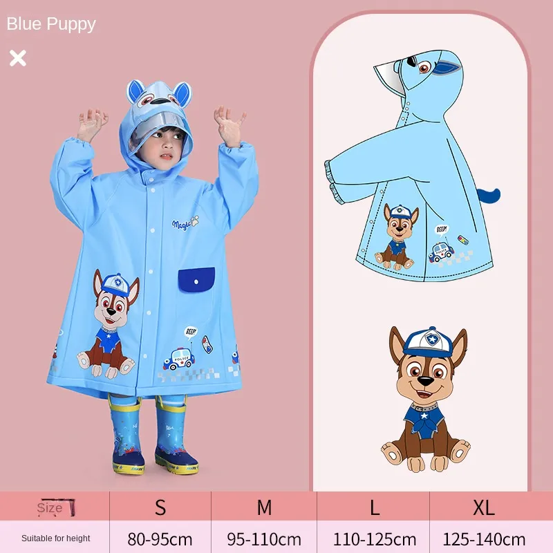 Imperméable de dessin animé avec sac de rangement – Image 8