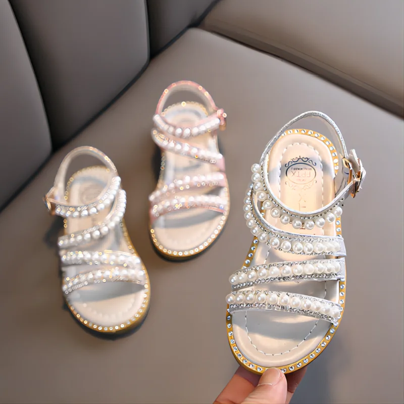 Sandales princesse à strass : chaussures d'été tendance pour les petits – Image 5