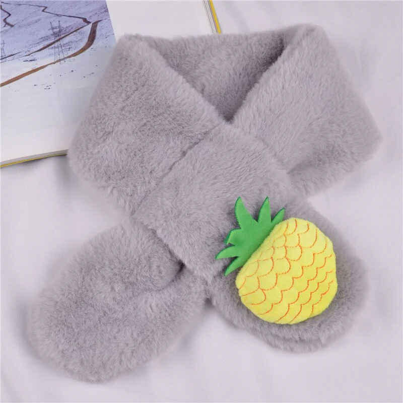 Écharpe chaude d'extérieur mignonne pour bébé avec dessin animé – Image 9