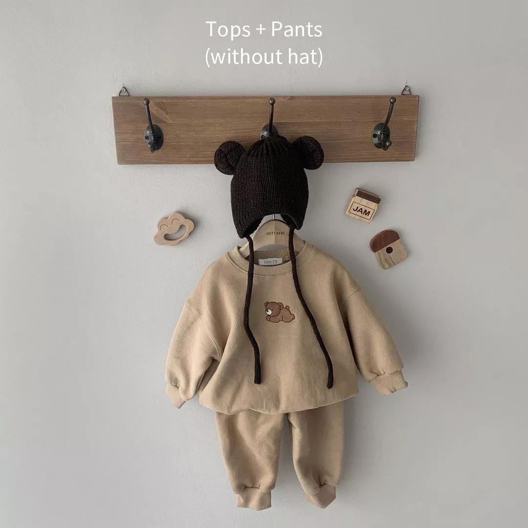 Ensemble sweat-shirt et pantalon pour bébé avec ballon – Image 7
