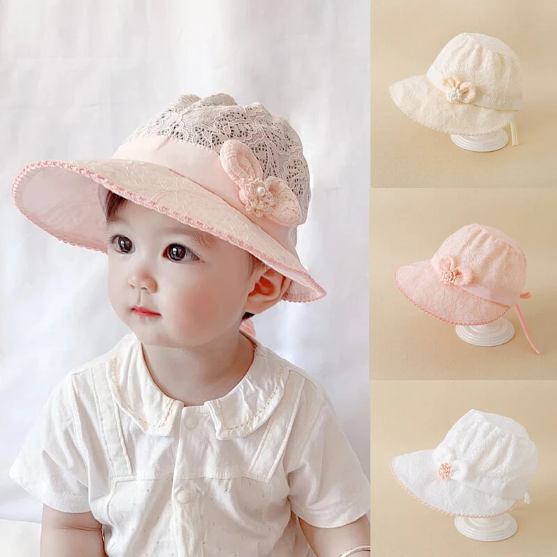 Joli chapeau de princesse en dentelle pour bébé fille – Image 8