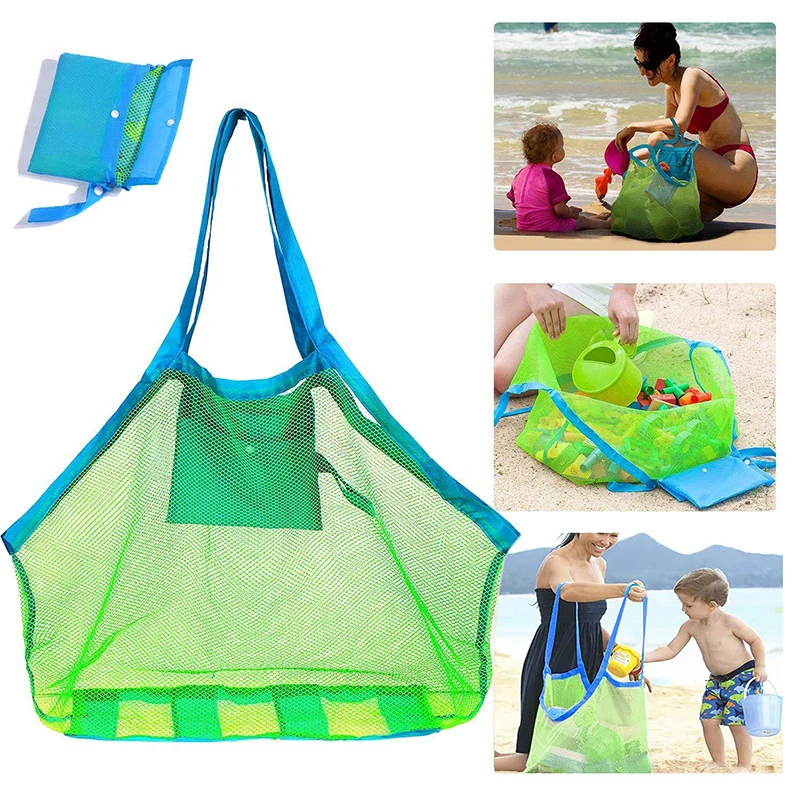 Sac de rangement en filet pour jouets de plage pour enfants – Image 9