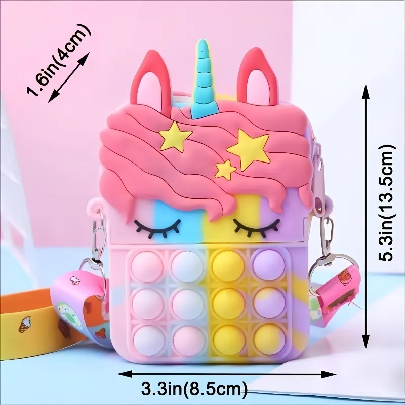 Porte-monnaie en silicone pour filles : joli sac en forme d'animal – Image 4