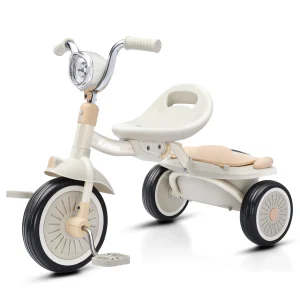 Tricycle pliant pour tout-petits, triporteur à pédales avec 3 roues pour bébé, tricycle pour garçons et filles de 18 mois à 5 ans