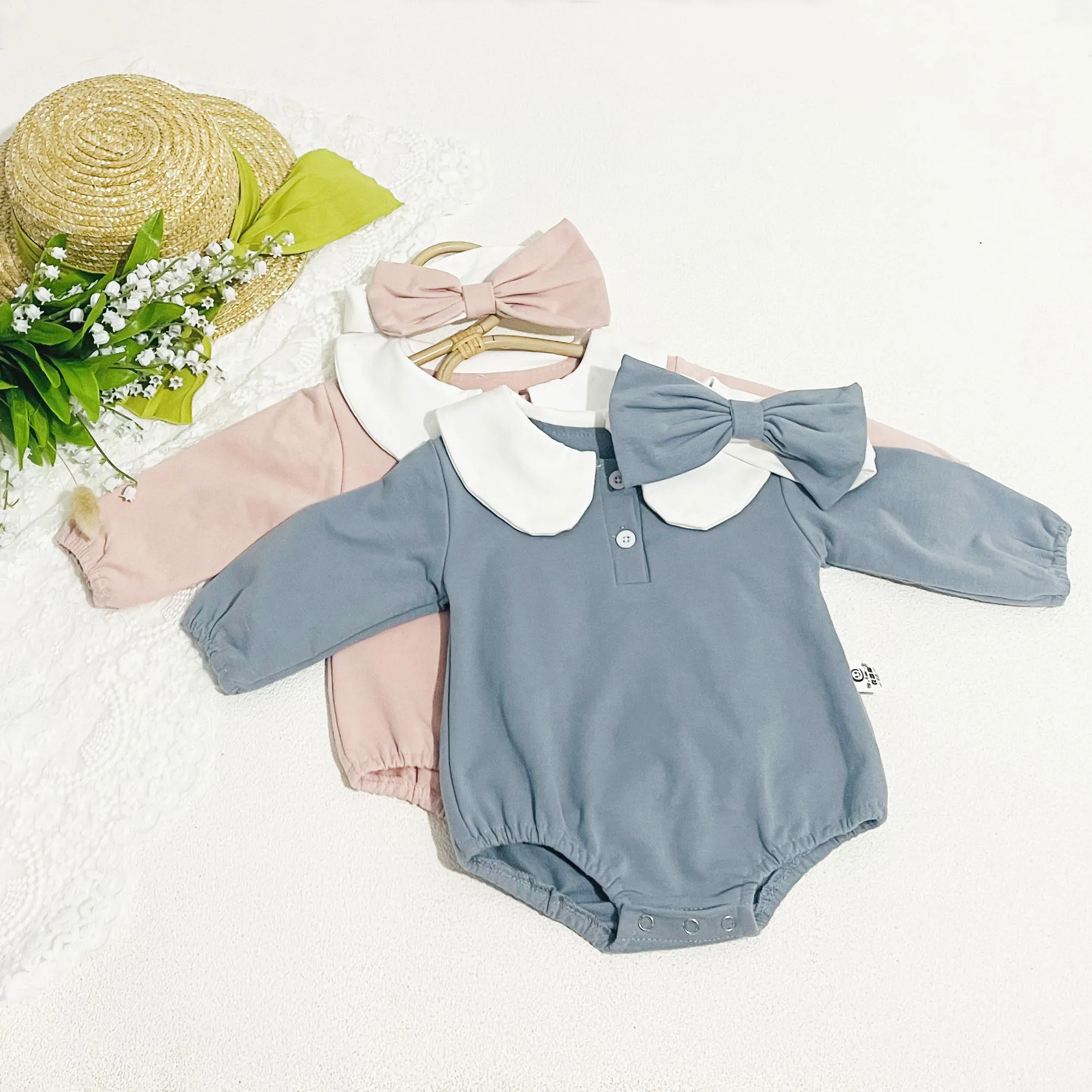 Ensemble body bébé à col – Image 4