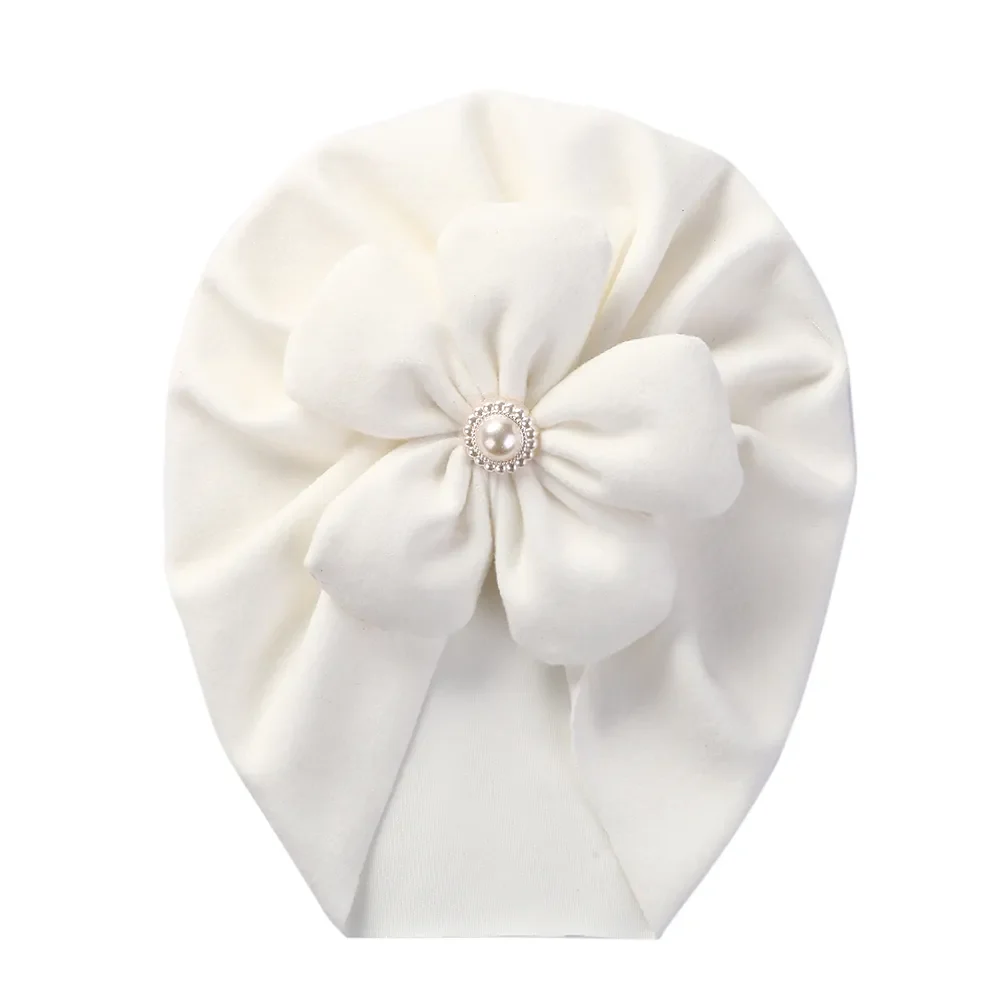 Bonnet turban en perles pour bébé : un couvre-chef élégant pour les nouveau-nés – Image 8
