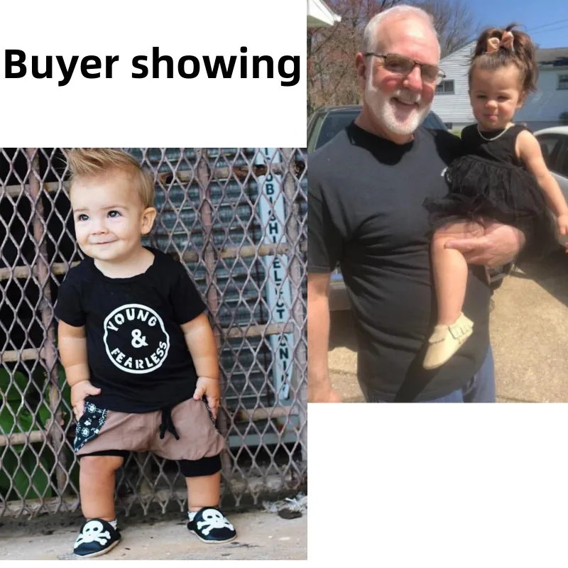 Chaussons bébé en cuir de vache - Semelles souples, chaussures antidérapantes pour bébé – Image 5