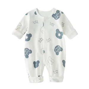 Barboteuse en coton pour nouveau-né : vêtements pour bébé mignons et doux