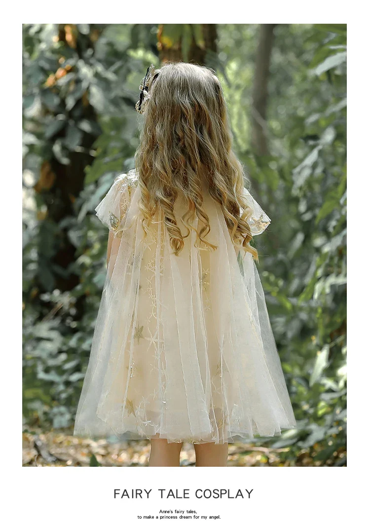 Robes de princesse à paillettes pour bébé, motif étoiles d'été – Image 8