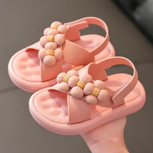 Sandales à plateforme Princess Flower : des ballerines roses élégantes et confortables pour filles