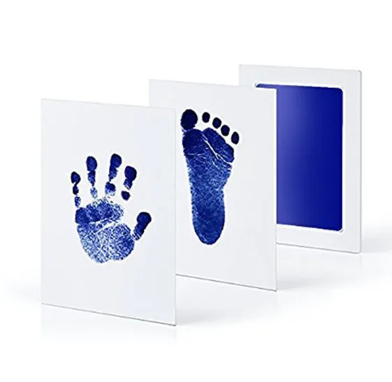 Kit d'empreintes de bébé non toxique - Souvenirs d'empreintes de mains et de pieds de nouveau-nés – Image 6