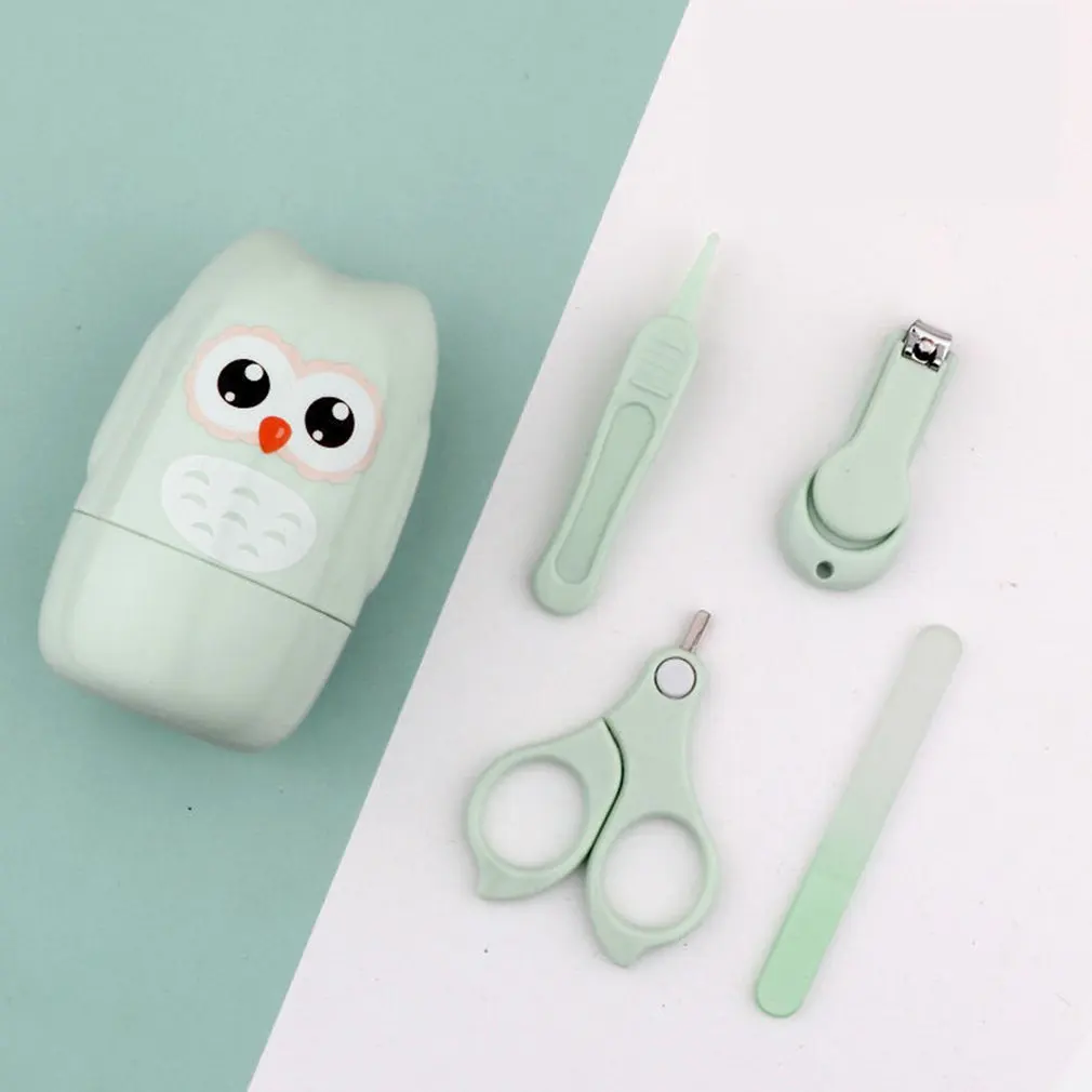 Coffret de soins des ongles pour bébé : ciseaux, coupe-ongles, pince à épiler dans une boîte portable – Image 4