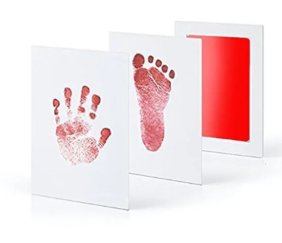 Kit d'empreintes de bébé non toxique - Souvenirs d'empreintes de mains et de pieds de nouveau-nés – Image 7