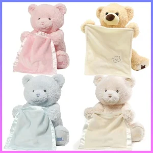 1Lovebaby Ours en peluche interactif - Jeu de cache-cache amusant pour les enfants