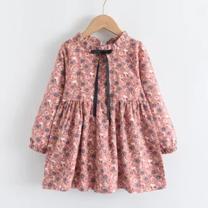 Robe de princesse fleurie pour fille - Costume de printemps décontracté (2 à 8 ans)