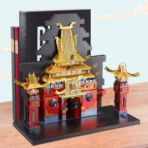 Puzzle 3D en métal | Le Livre de la Porte du Dragon | Jouets éducatifs