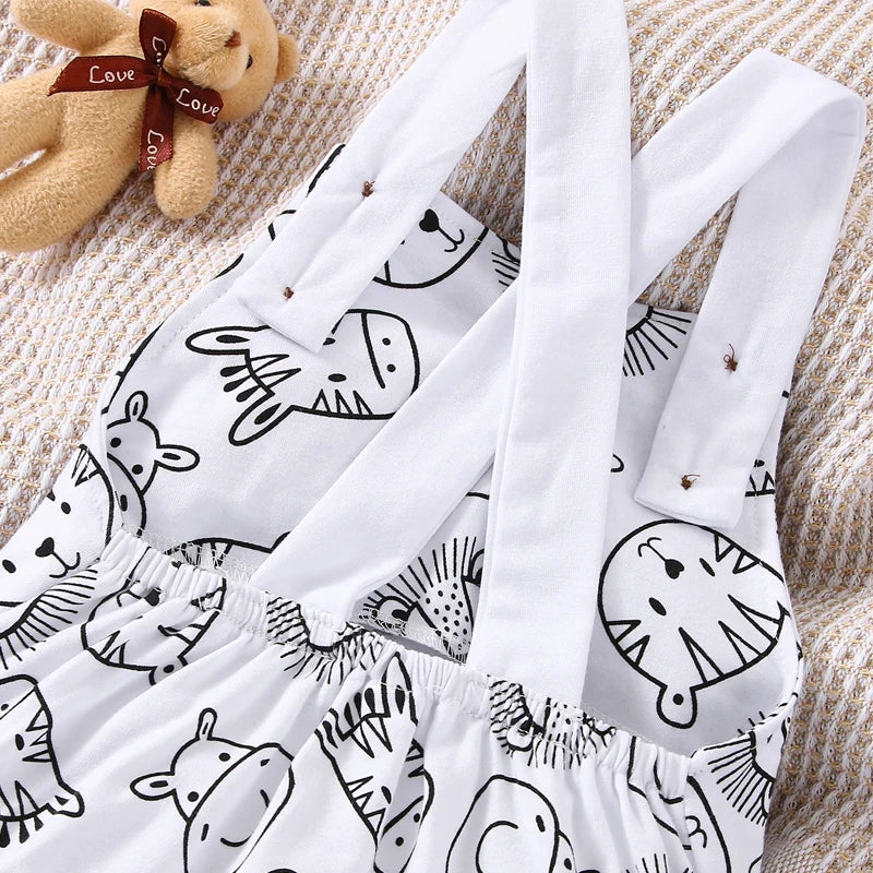 Combinaison sans manches à imprimé animal pour bébé garçon – Image 5