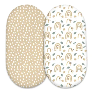 Lot de 2 draps pour berceau