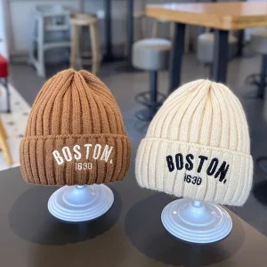 Bonnet bébé lettre pour nourrissons