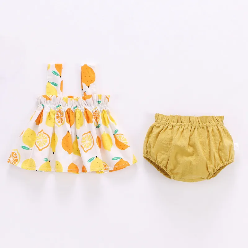 Ensemble mini-robe d'été pour nouveau-né fille – Image 3