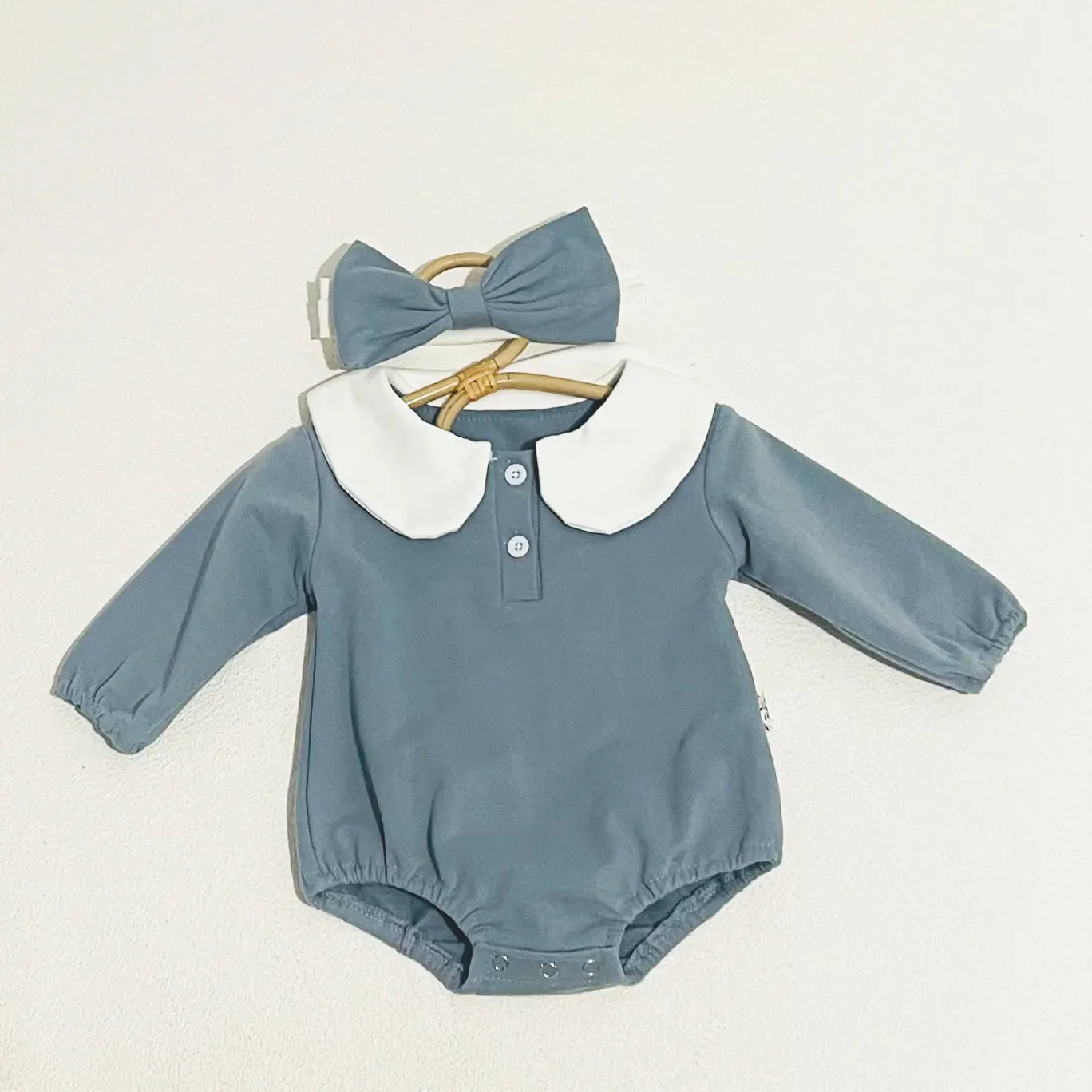 Ensemble body bébé à col – Image 5