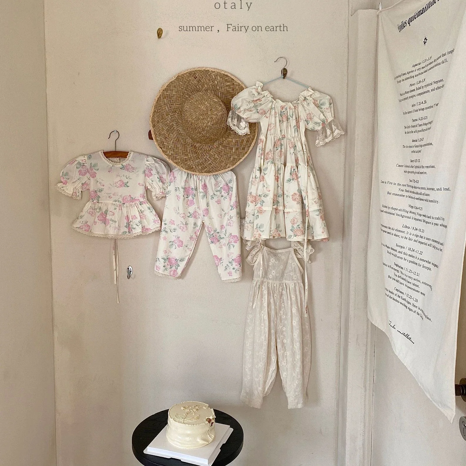 Combinaison florale vintage pour tout-petits : combinaison princesse d'été – Image 4