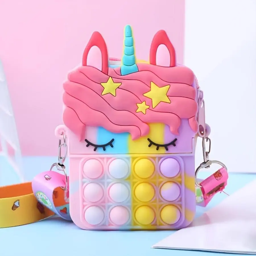 Porte-monnaie en silicone pour filles : joli sac en forme d'animal – Image 2